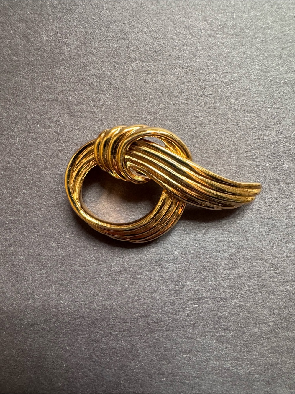 vintage Monet gold-tone brooch